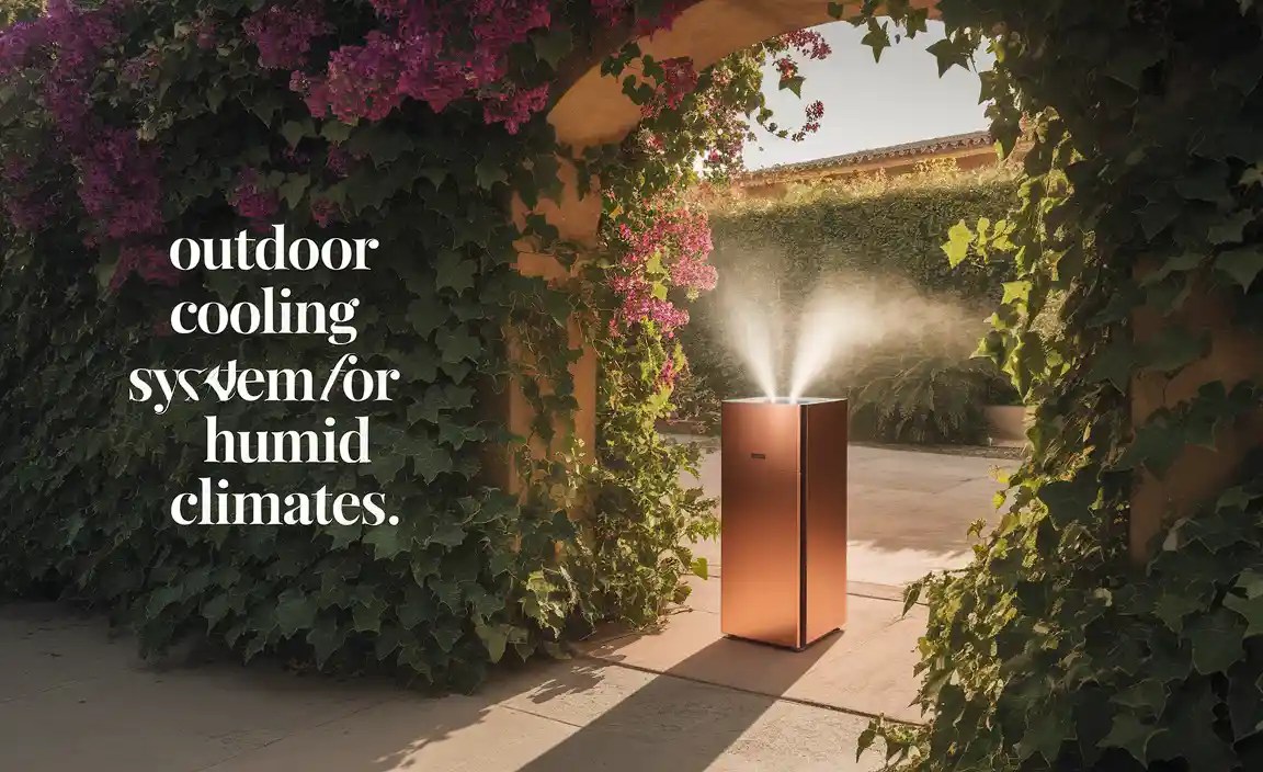 Outdoor Cooling System For Humid Climates