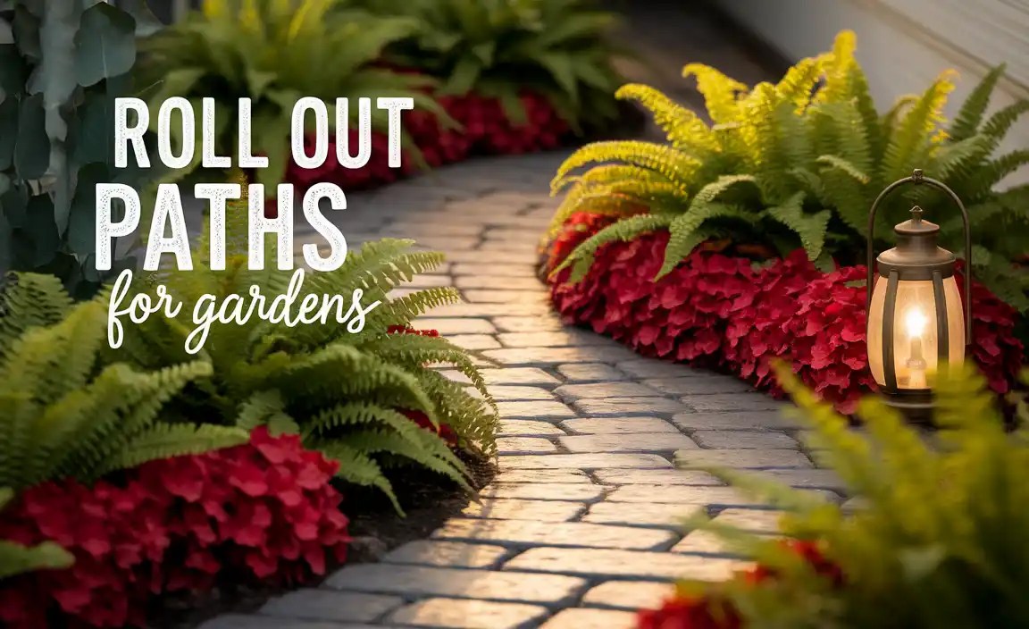 Roll Out Paths for Gardens