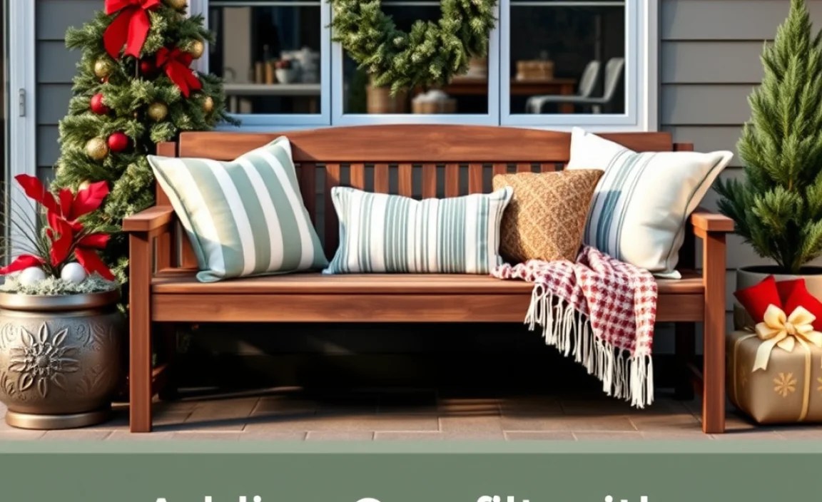 Adding Comfort with Cushions and Throws