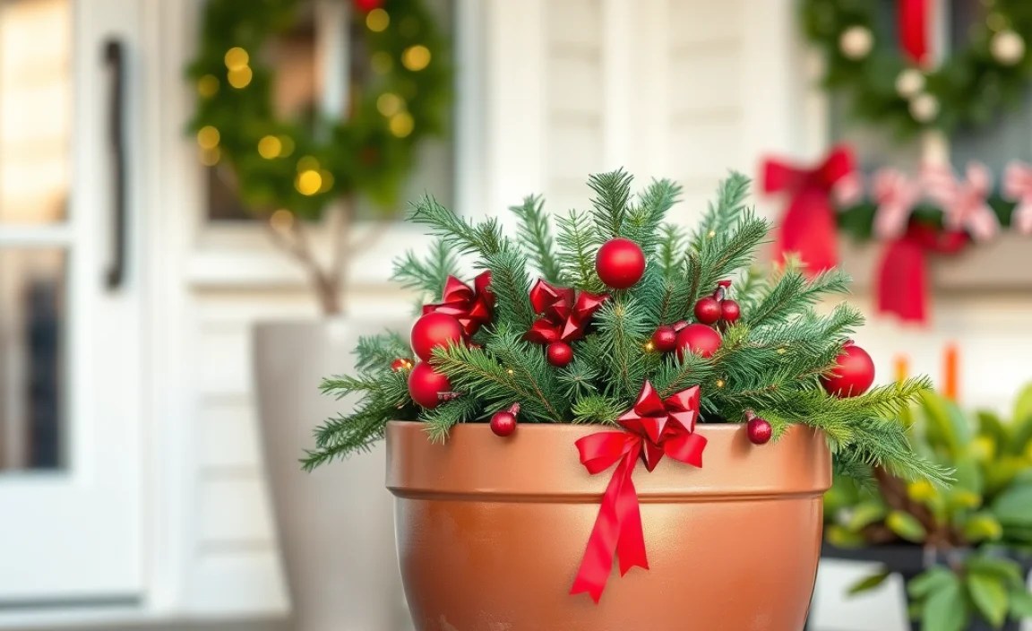 Adding Festive Lights and Ornaments