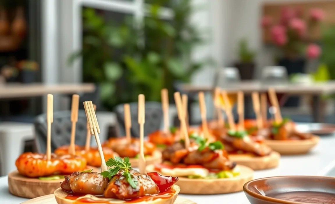 appetizers outdoor parties