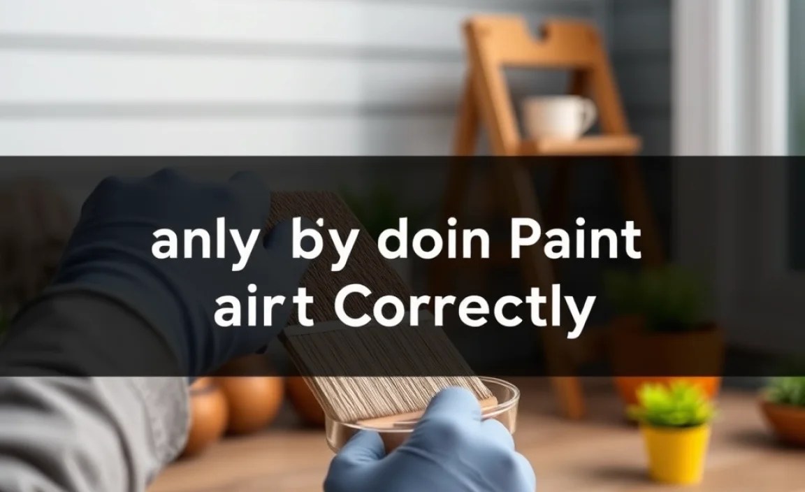 Applying the Paint Correctly