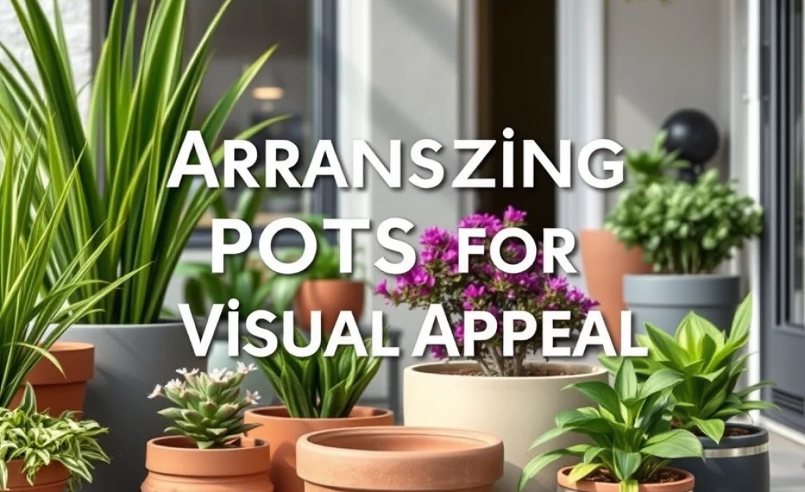 Arranging Pots for Visual Appeal