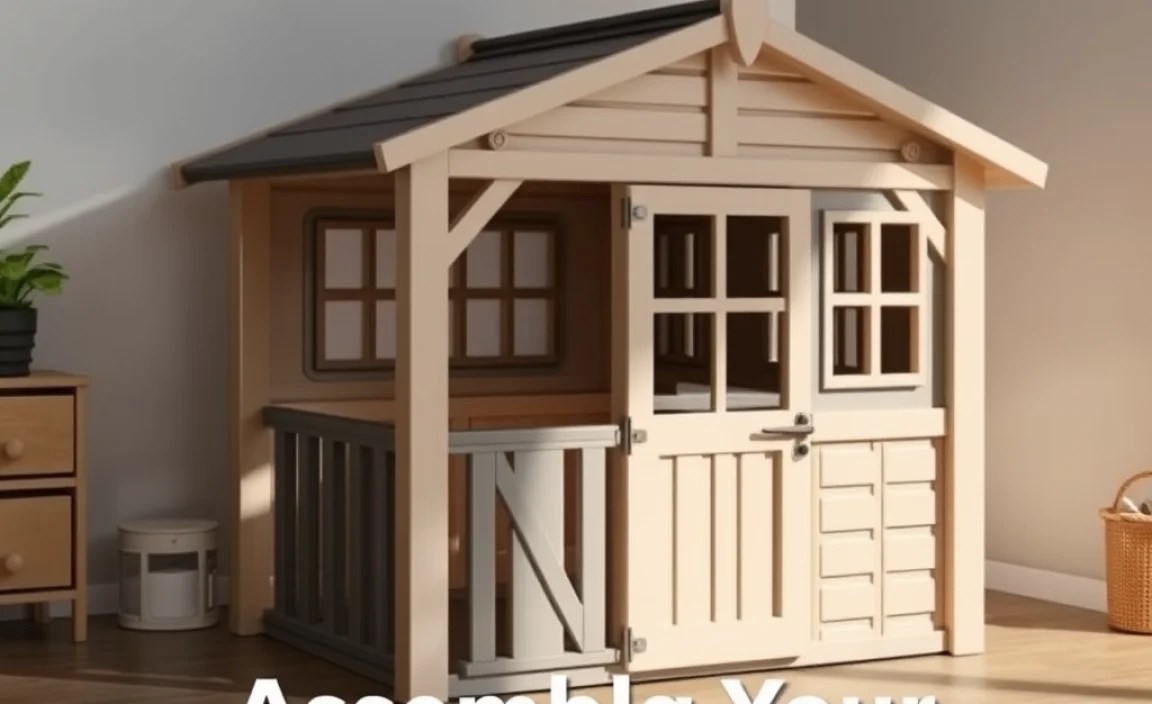 Assembling Your New Playhouse