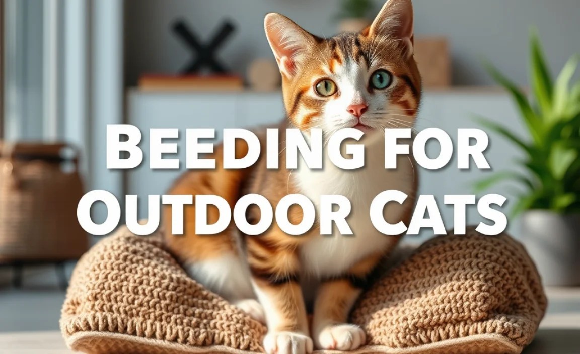 bedding for outdoor cats
