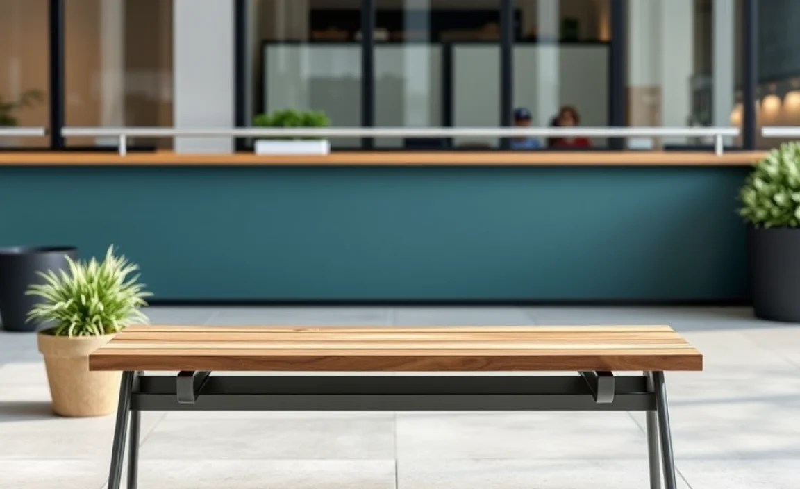 bench for outdoors