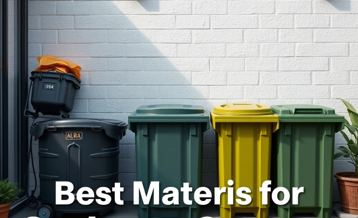 Best Materials for Garbage Storage