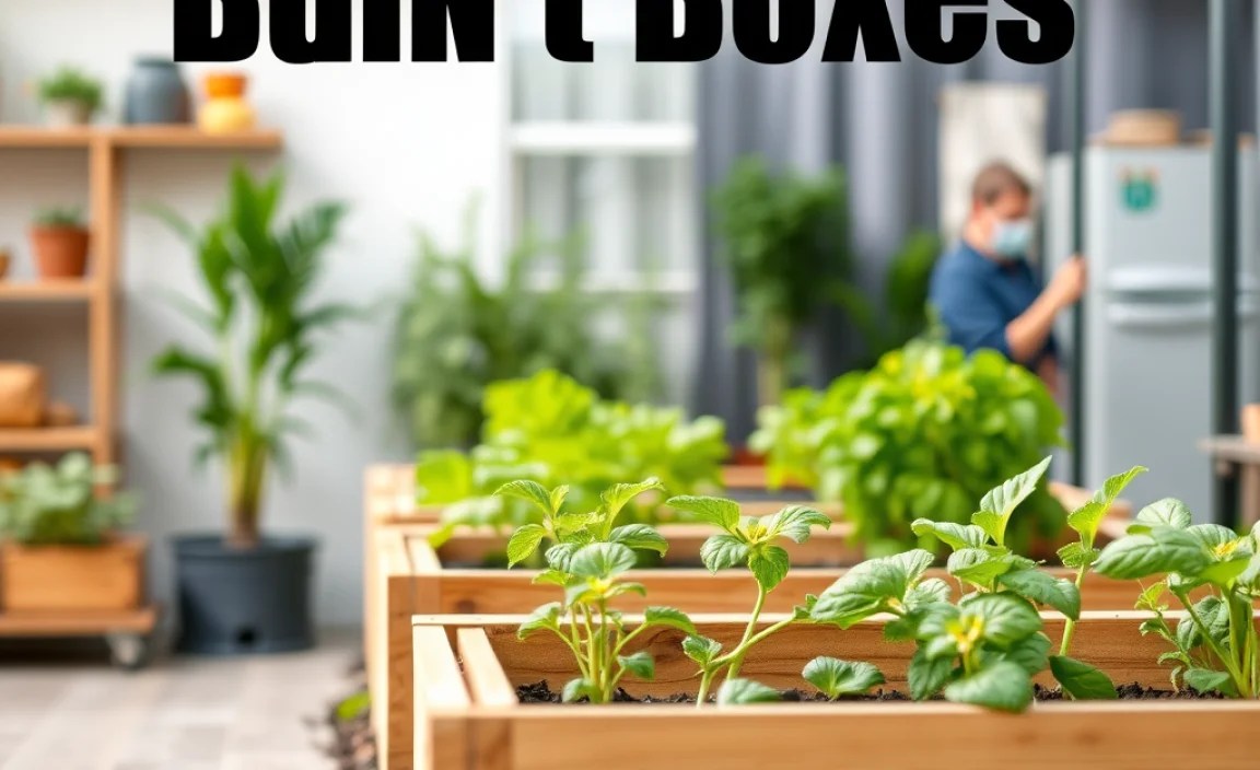 building boxes for vegetable gardens