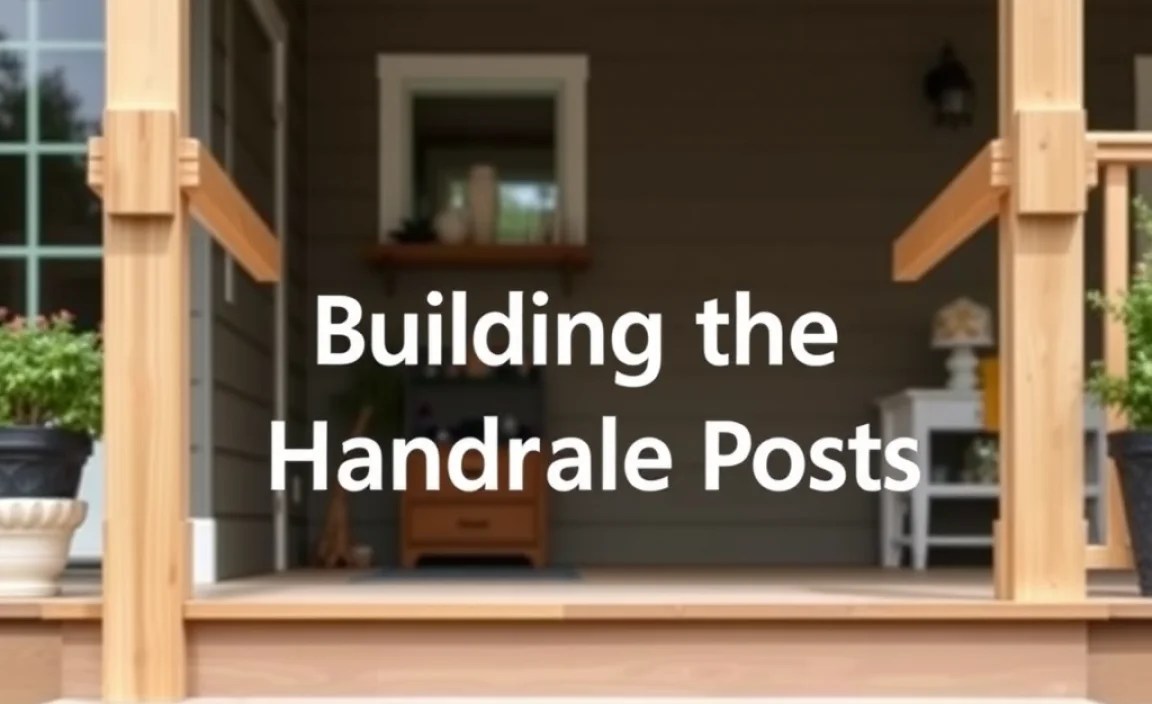 Building the Handrail Posts