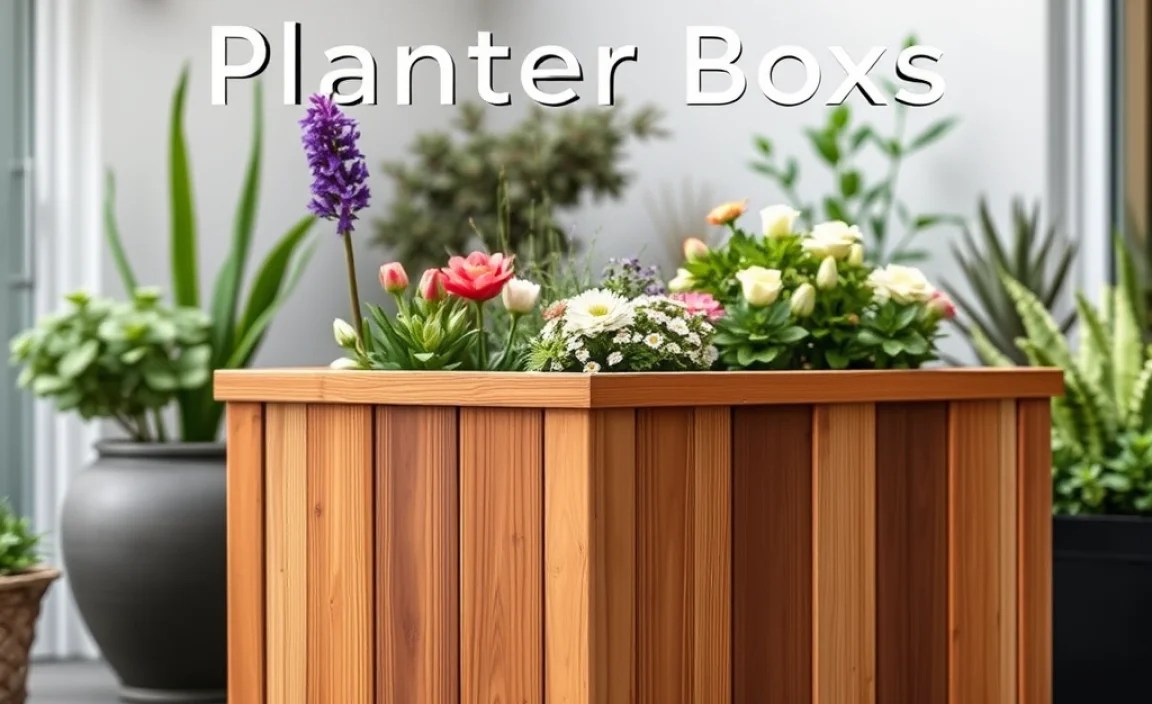 Cedar Wood for Planter Boxes