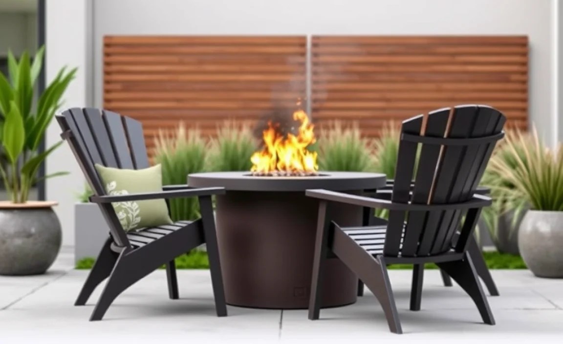 chairs for outdoor fire pit