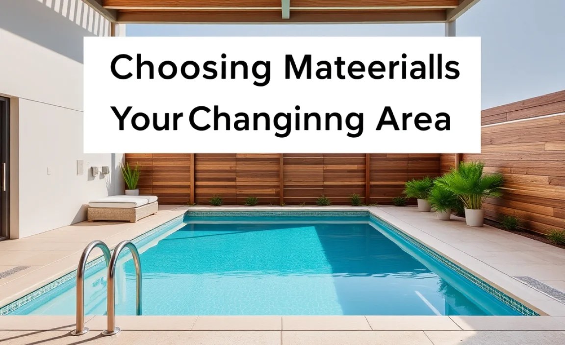 Choosing Materials for Your Changing Area