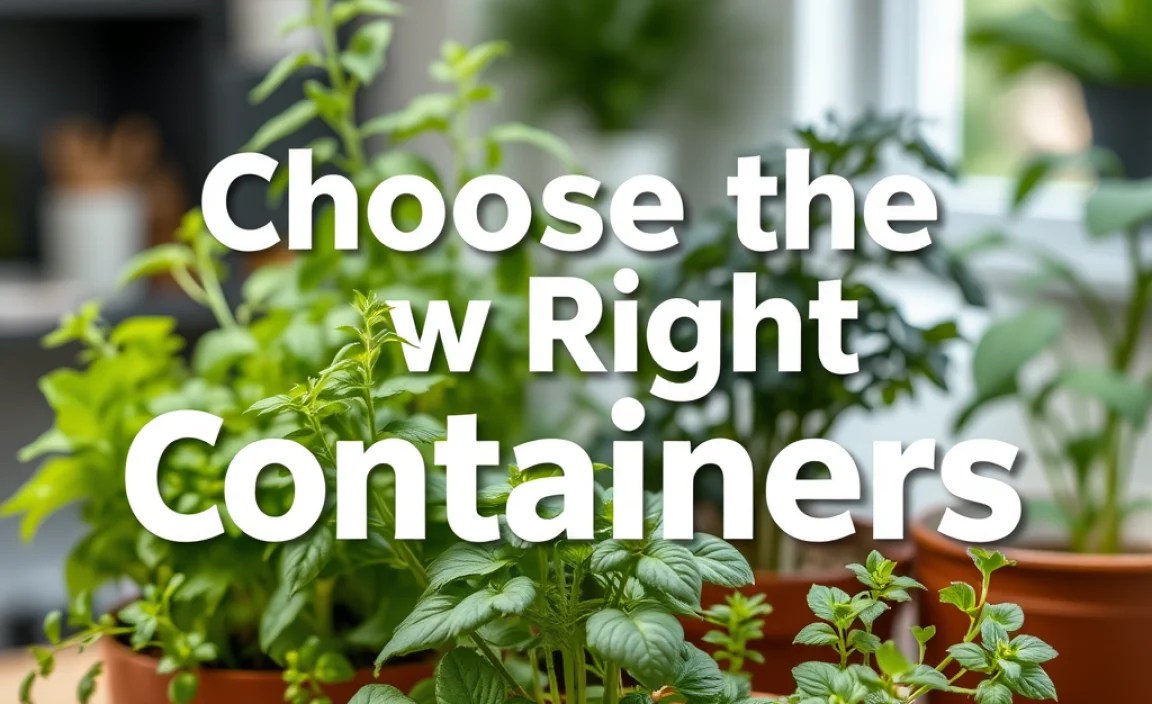 Choosing the Right Containers
