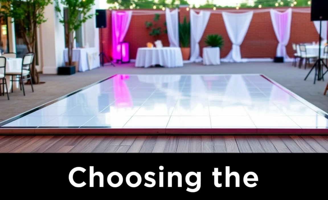 Choosing the Right Dance Floor Material
