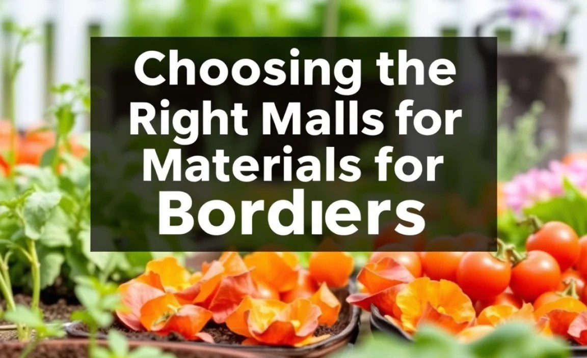 Choosing the Right Materials for Borders