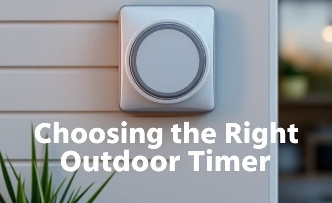Choosing the Right Outdoor Timer Switch