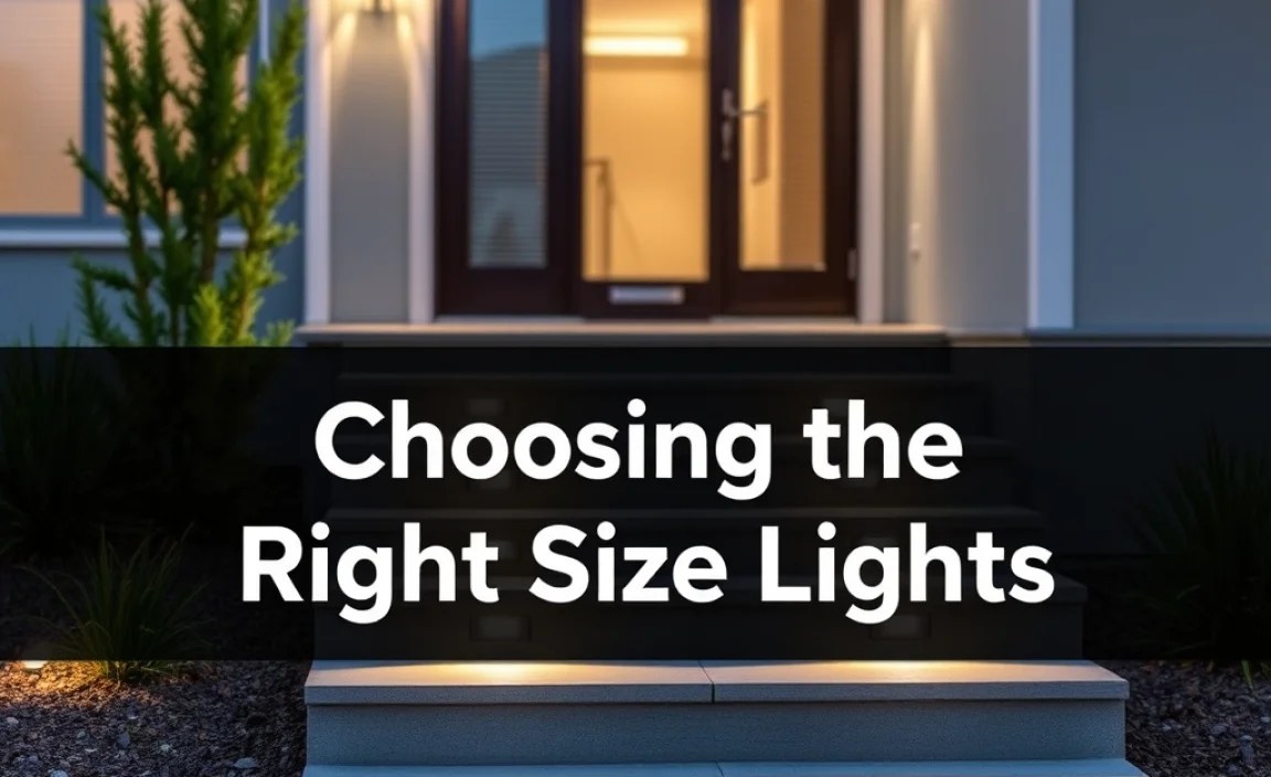 Choosing the Right Size Lights