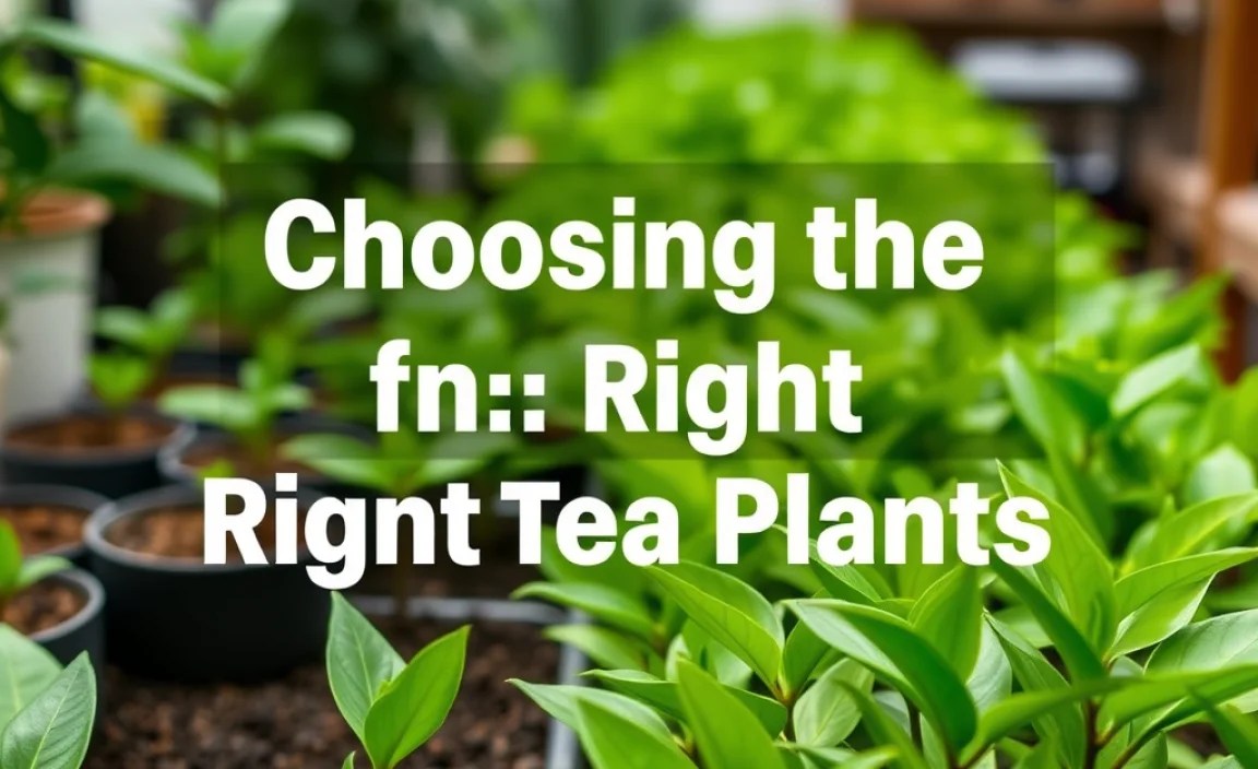 Choosing the Right Tea Plants