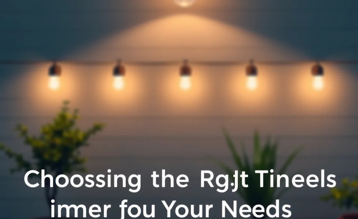 Choosing the Right Timer for Your Needs