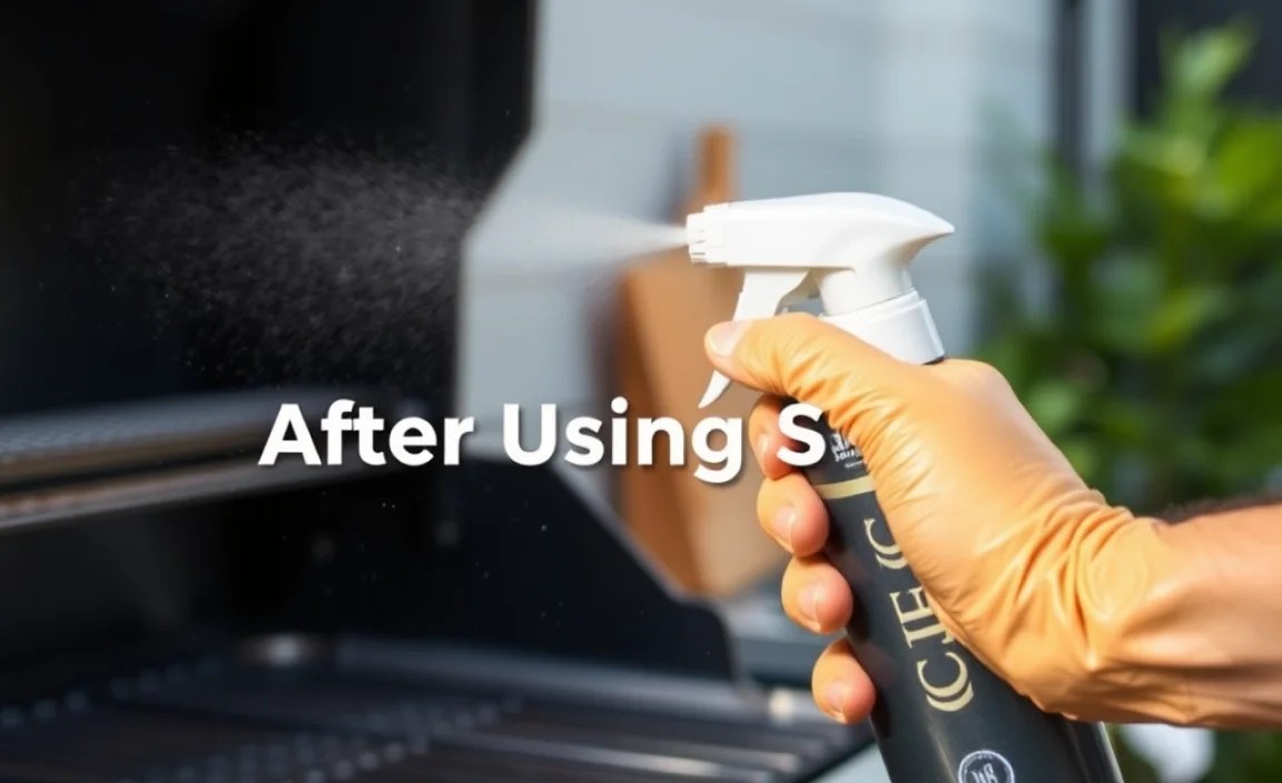 Cleaning Your Grill After Using Spray