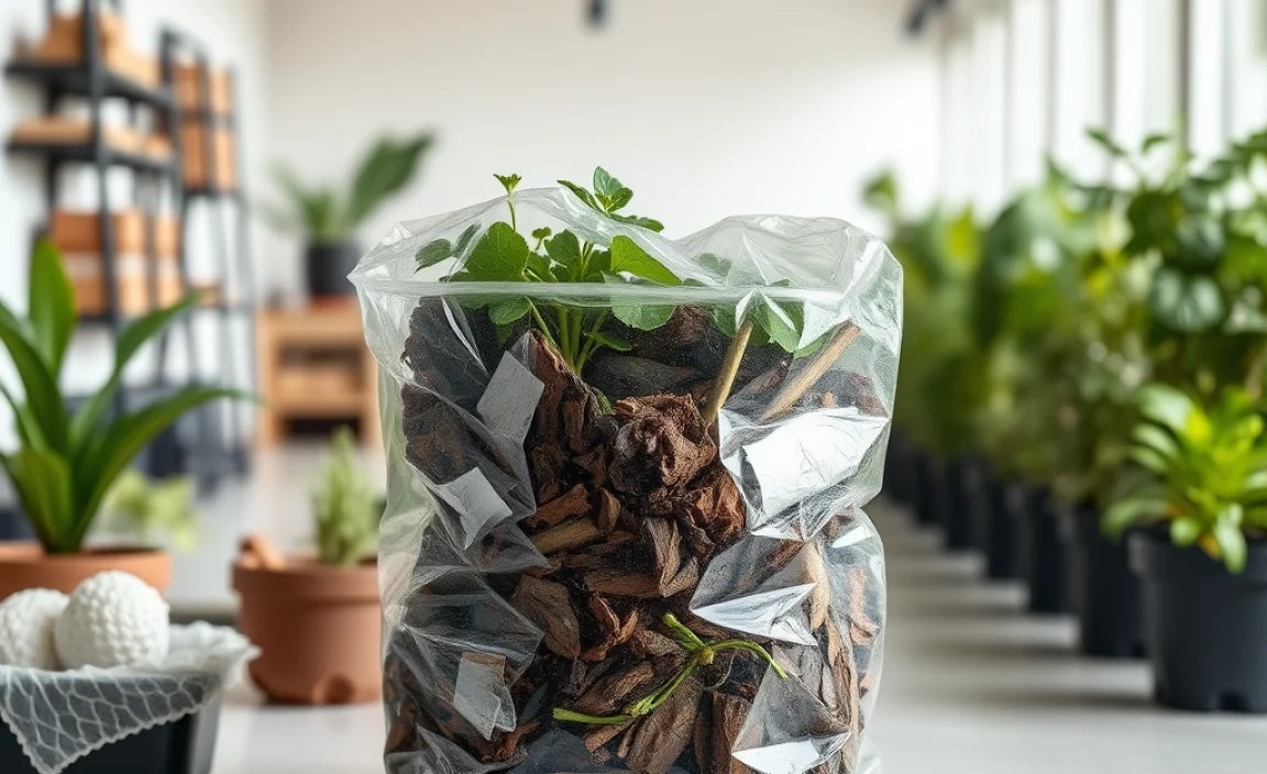 clear greenhouse waste