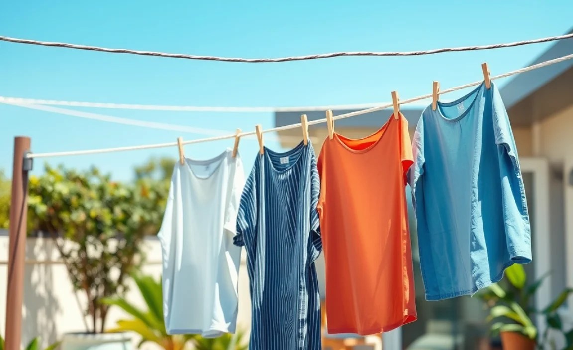 clotheslines for outdoors