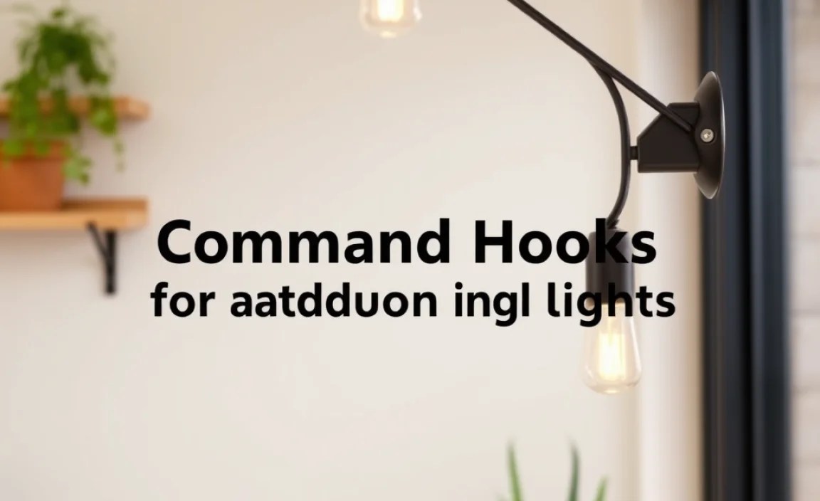 command hooks for outdoor lights