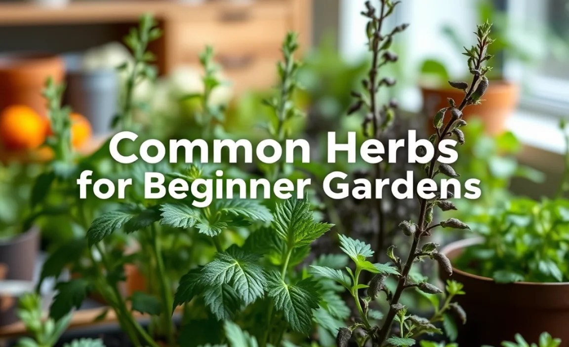 Common Herbs for Beginner Gardens