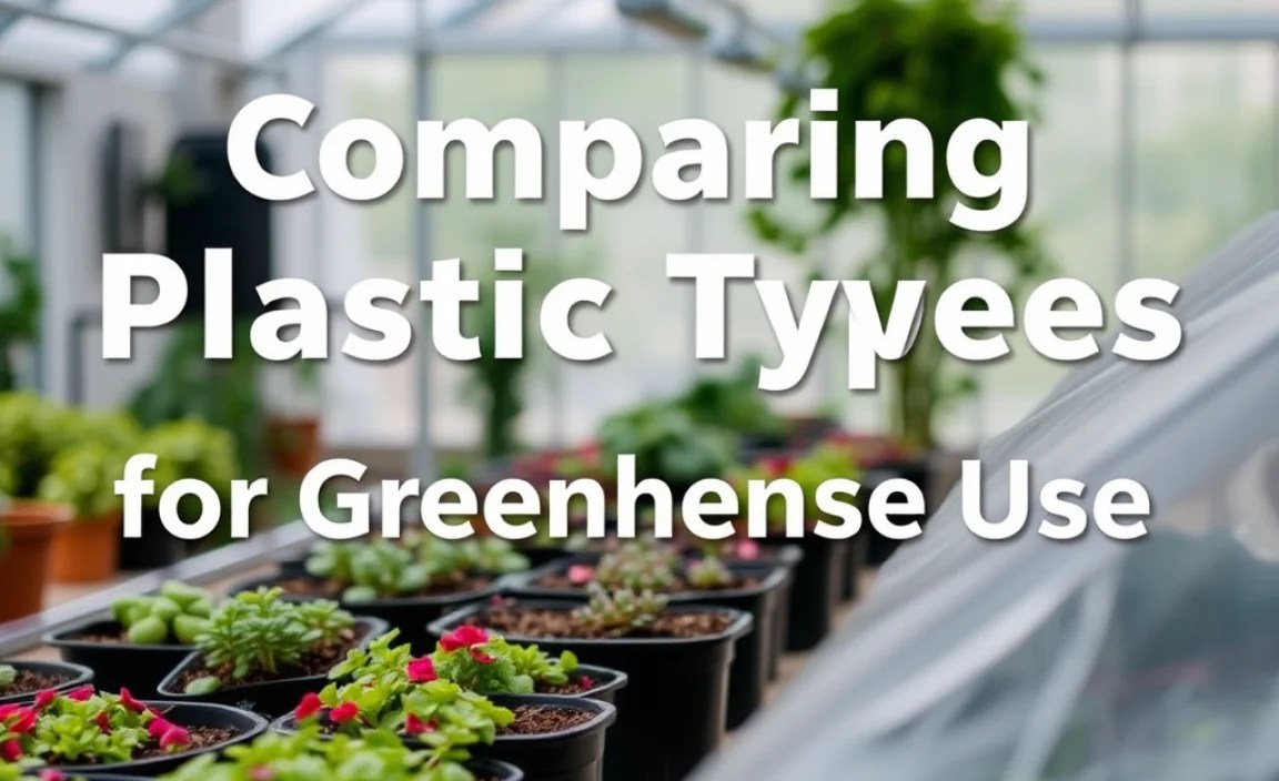 Comparing Plastic Types for Greenhouse Use