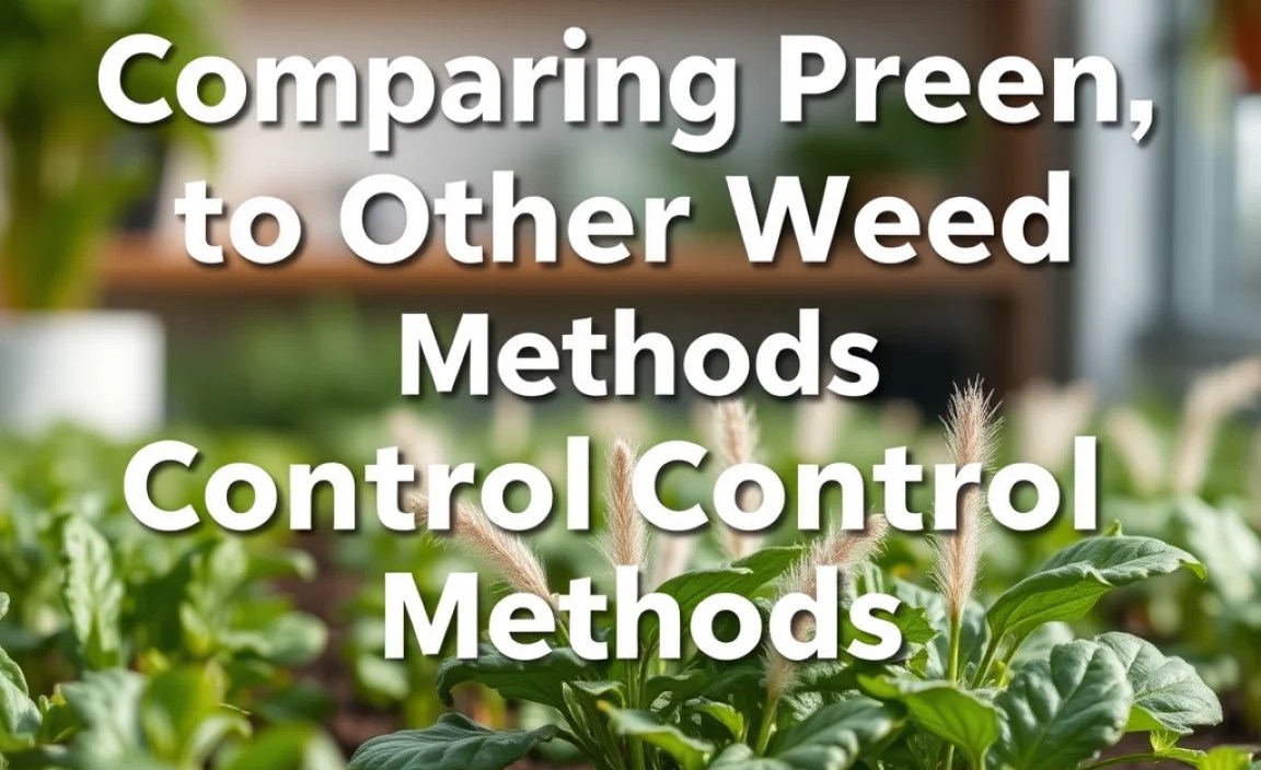 Comparing Preen to Other Weed Control Methods