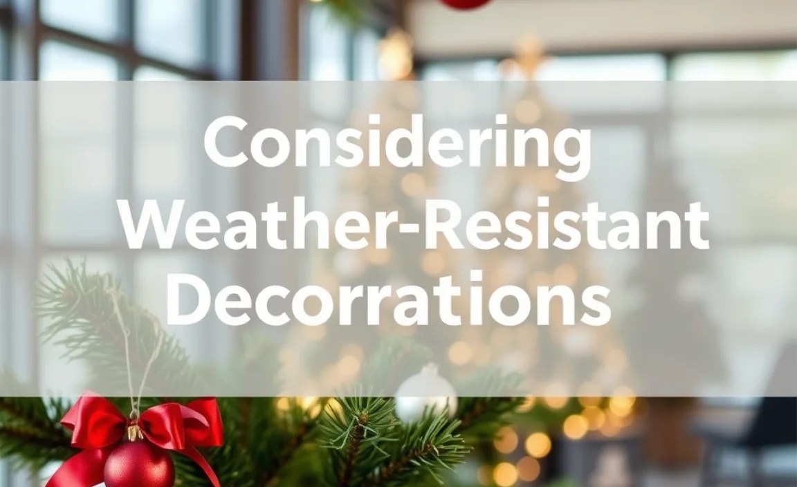Considering Weather-Resistant Decorations