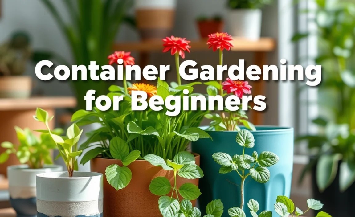 container gardening for beginners