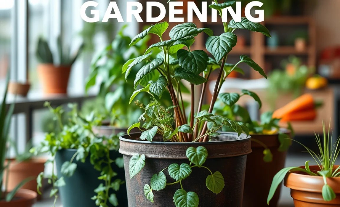 Container Gardening for Small Spaces