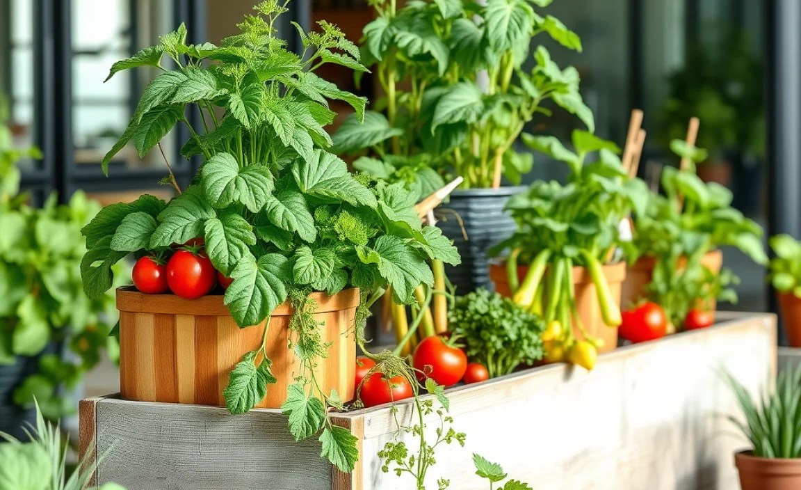 container gardens for vegetables