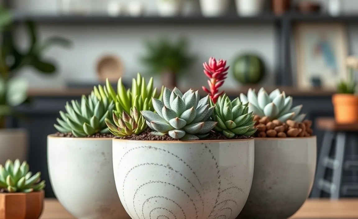 containers for succulent gardens
