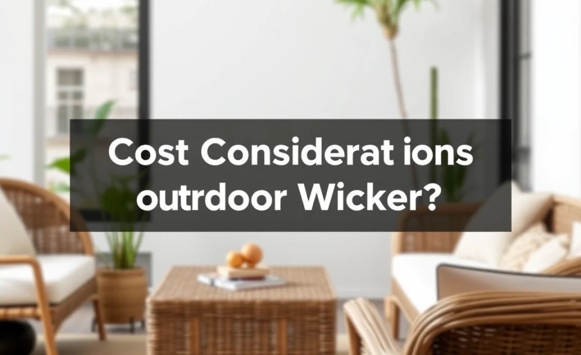 Cost Considerations for Wicker
