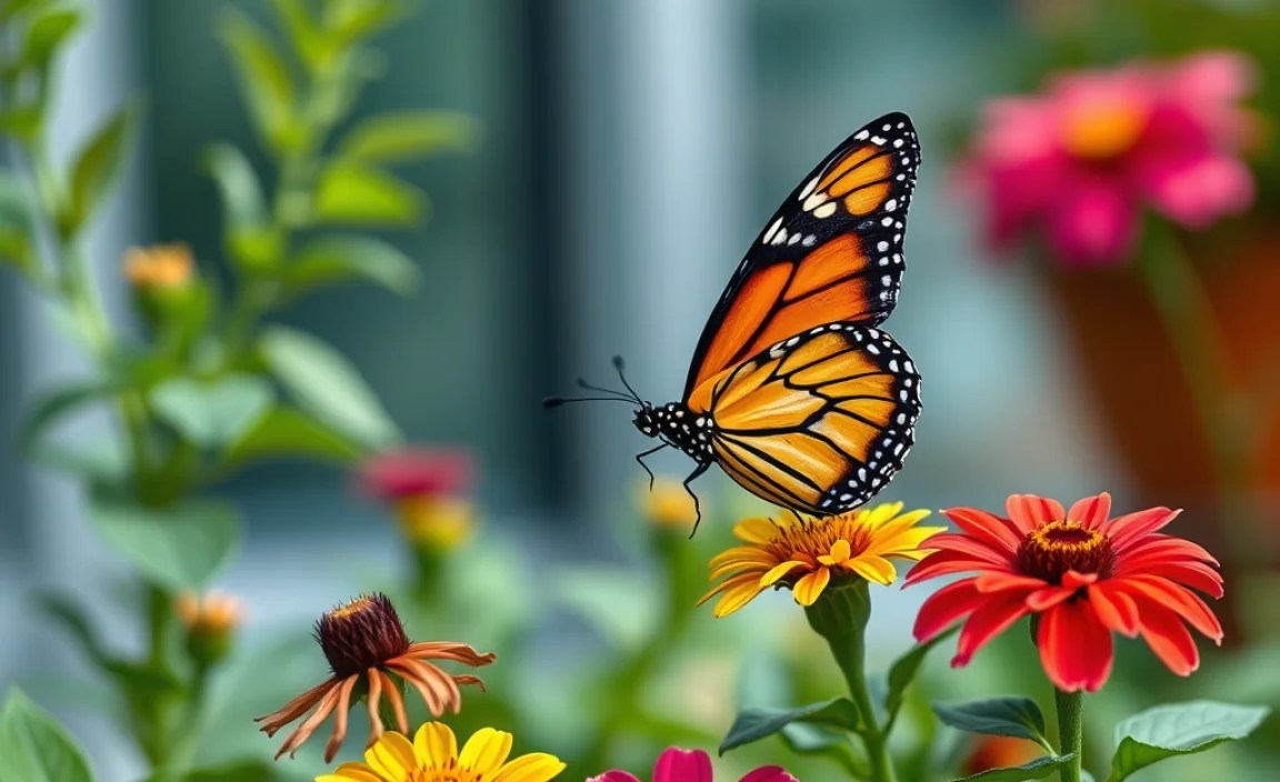 create butterfly garden