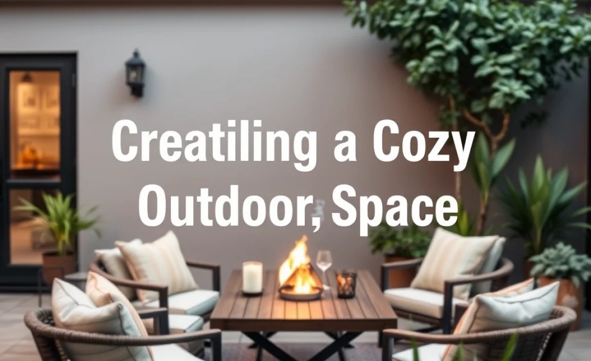 Creating a Cozy Outdoor Space