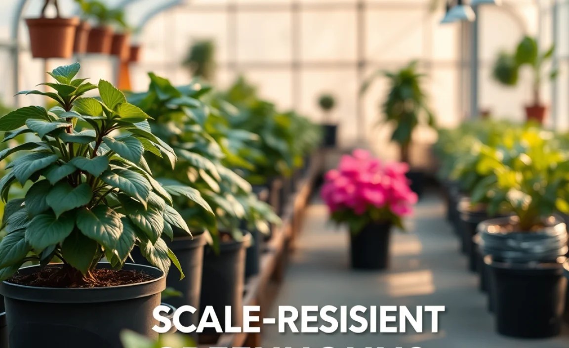 Creating a Scale-Resistant Greenhouse Environment