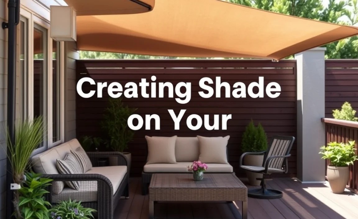 Creating Shade on Your Outdoor Deck