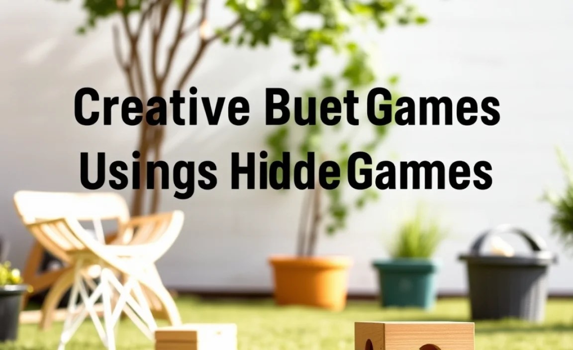 Creative Backyard Games Using Household Items