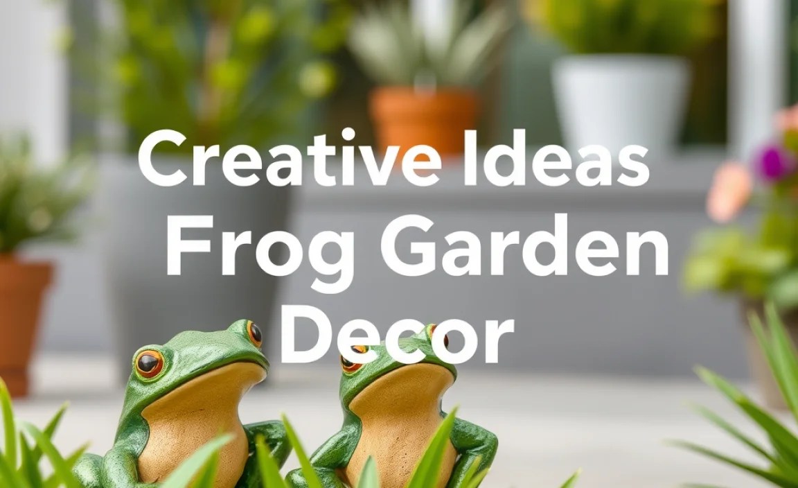 Creative Ideas for Frog Garden Decor