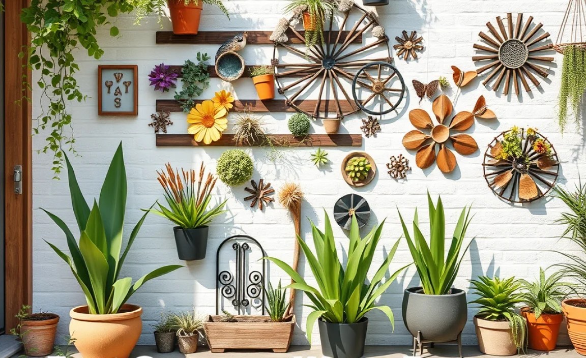 Creative Ideas for Garden Wall Decor