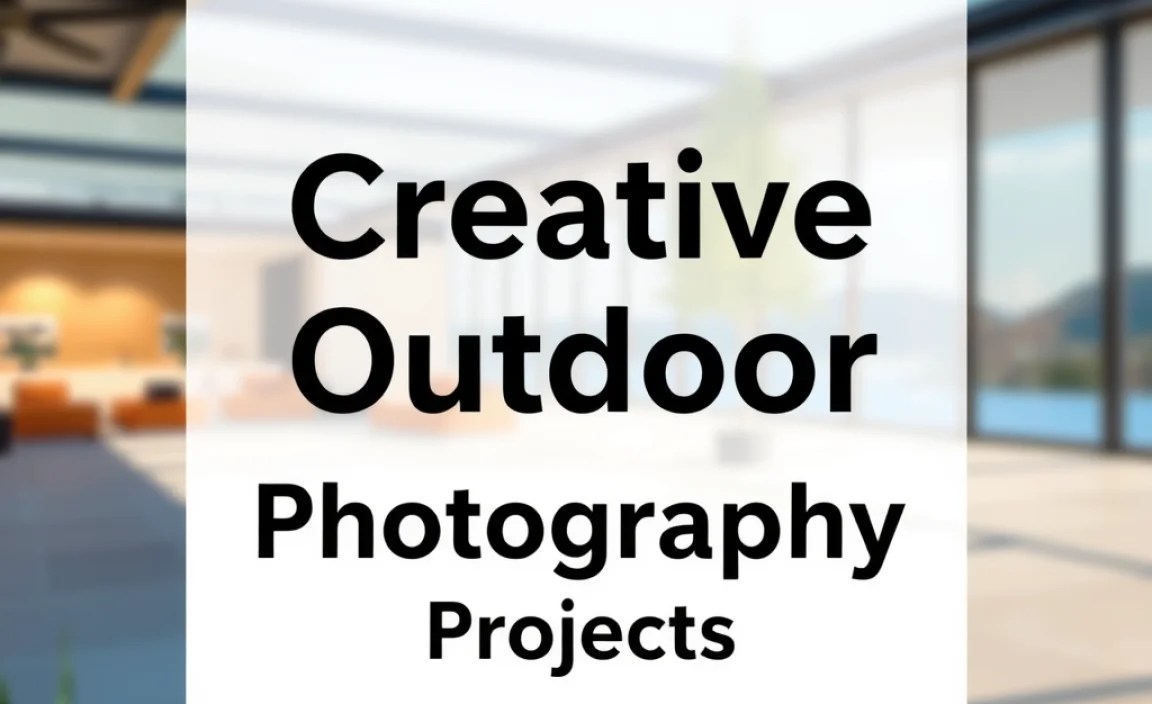 Creative Outdoor Photography Projects