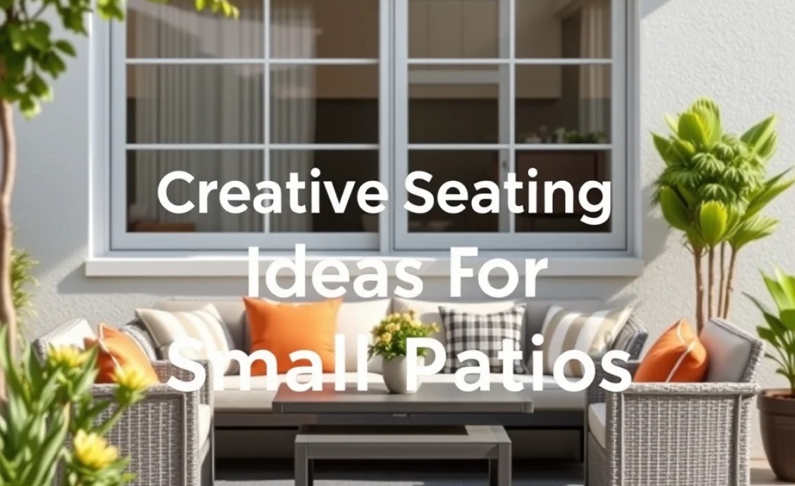 Creative Seating Ideas for Small Patios