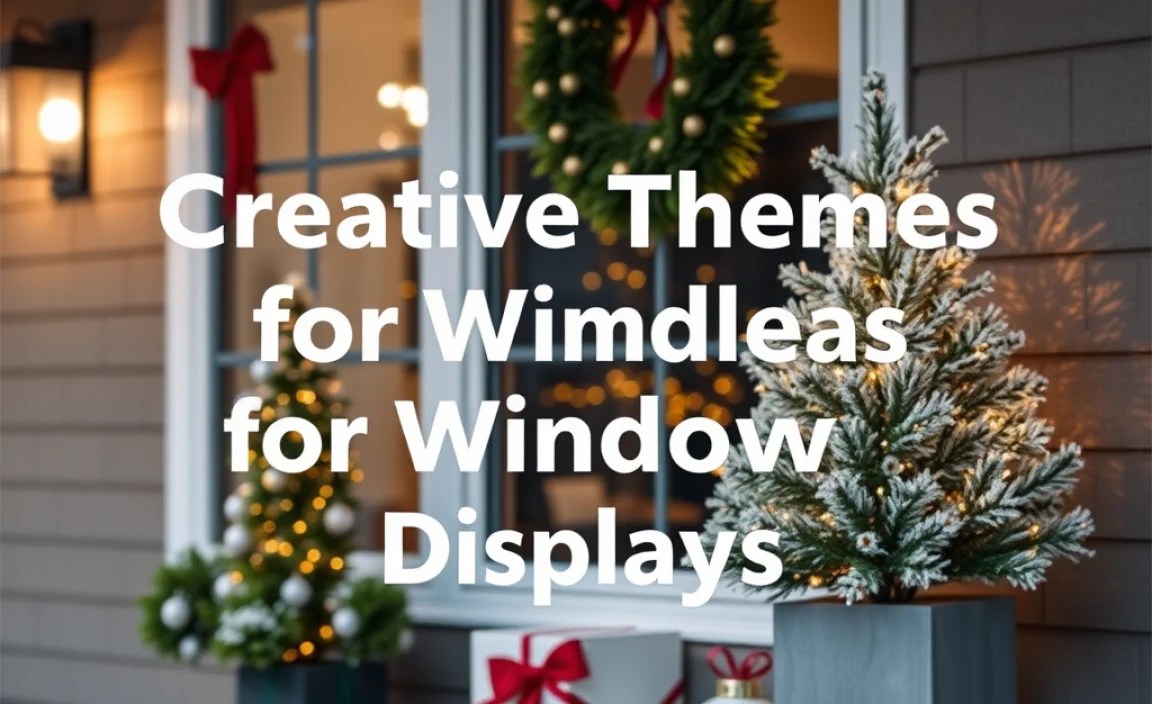 Creative Themes for Window Displays