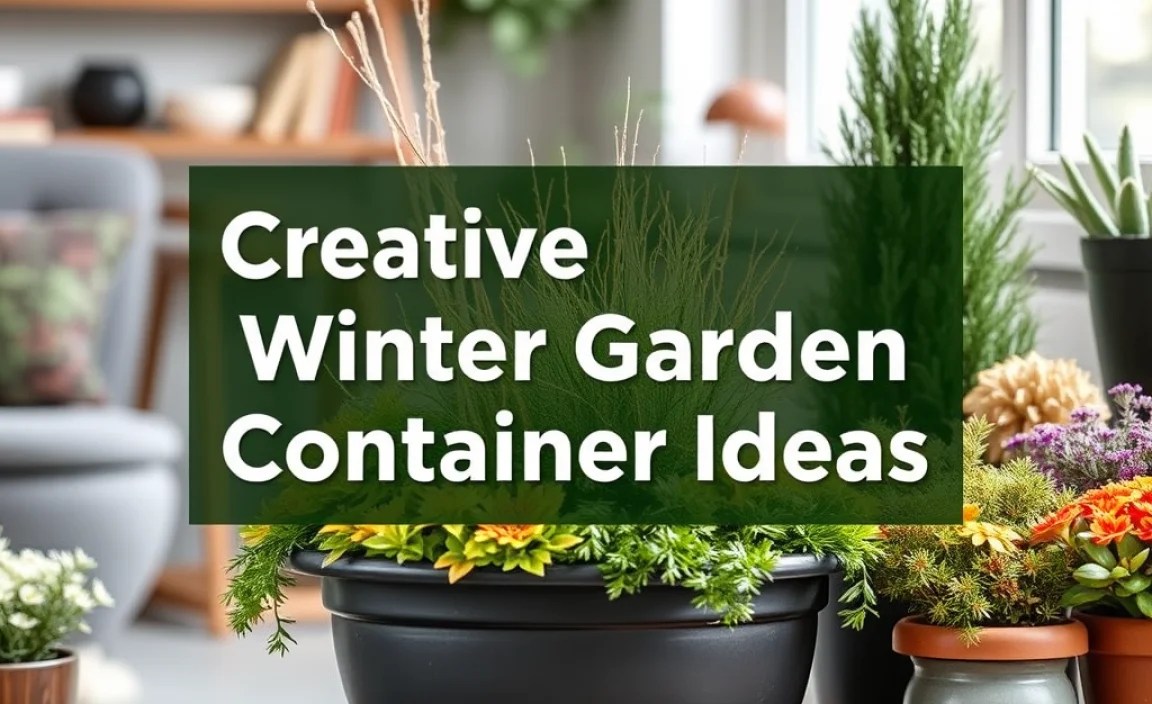 Creative Winter Garden Container Ideas
