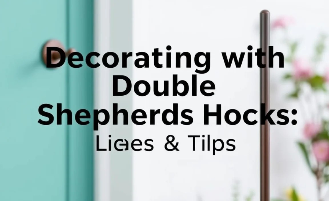 Decorating with Double Shepherds Hooks: Ideas & Tips