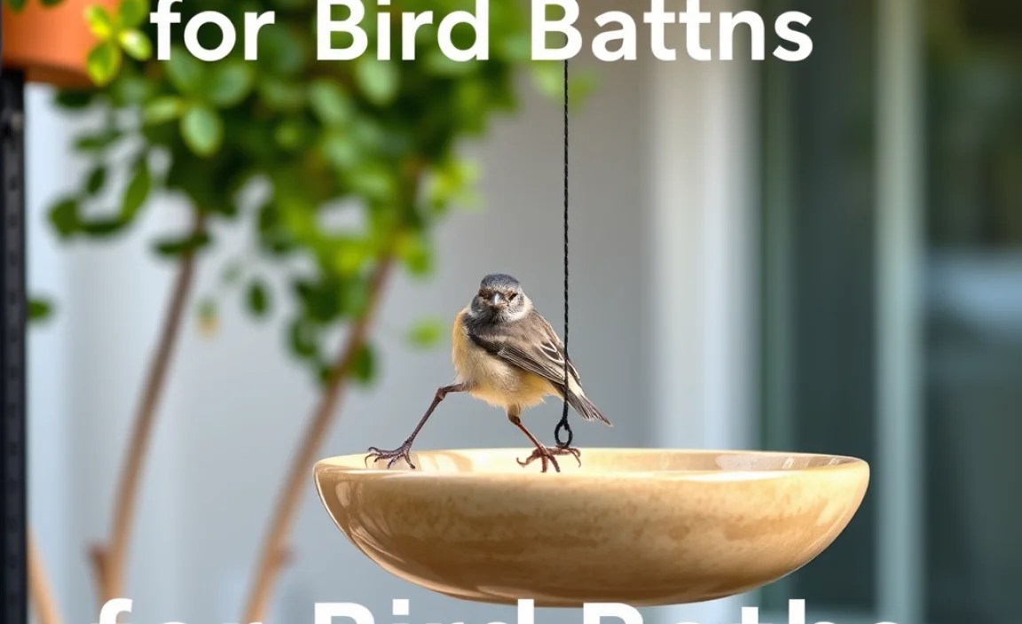 Different Materials for Bird Baths