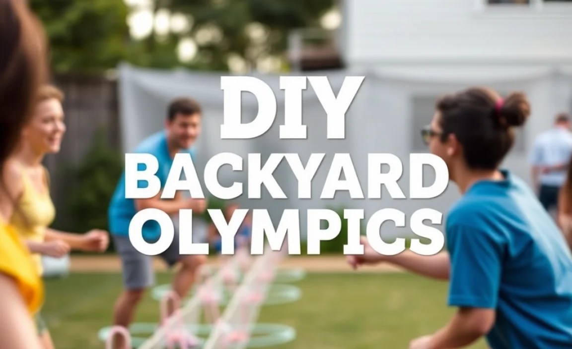 DIY Backyard Olympics